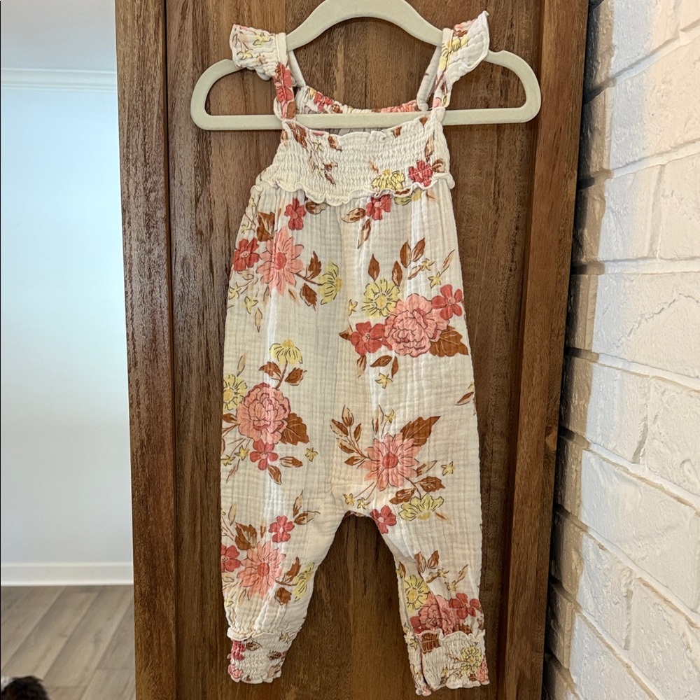 Charming Floral Kids Romper